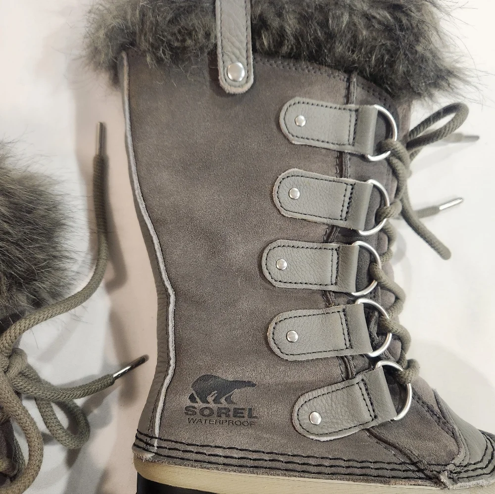Sorel Joan Of Arctic Women's Waterproof Boot - Gray ❄️ - Picture 10 of 16